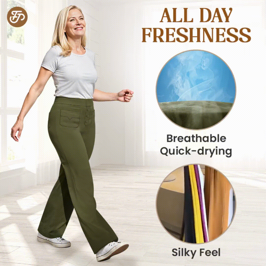 💖2026 NEW TYPE SALE 60% OFF💷Women's Casual High Waist Stretch Pants-1