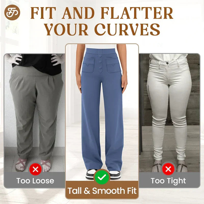💖2026 NEW TYPE SALE 60% OFF💷Women's Casual High Waist Stretch Pants-5