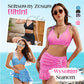 👙Set de bikini pentru femei, cu talie înaltă și decolteu în V