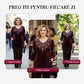 💞Set top și pantaloni din catifea cu strasuri pentru femei-5