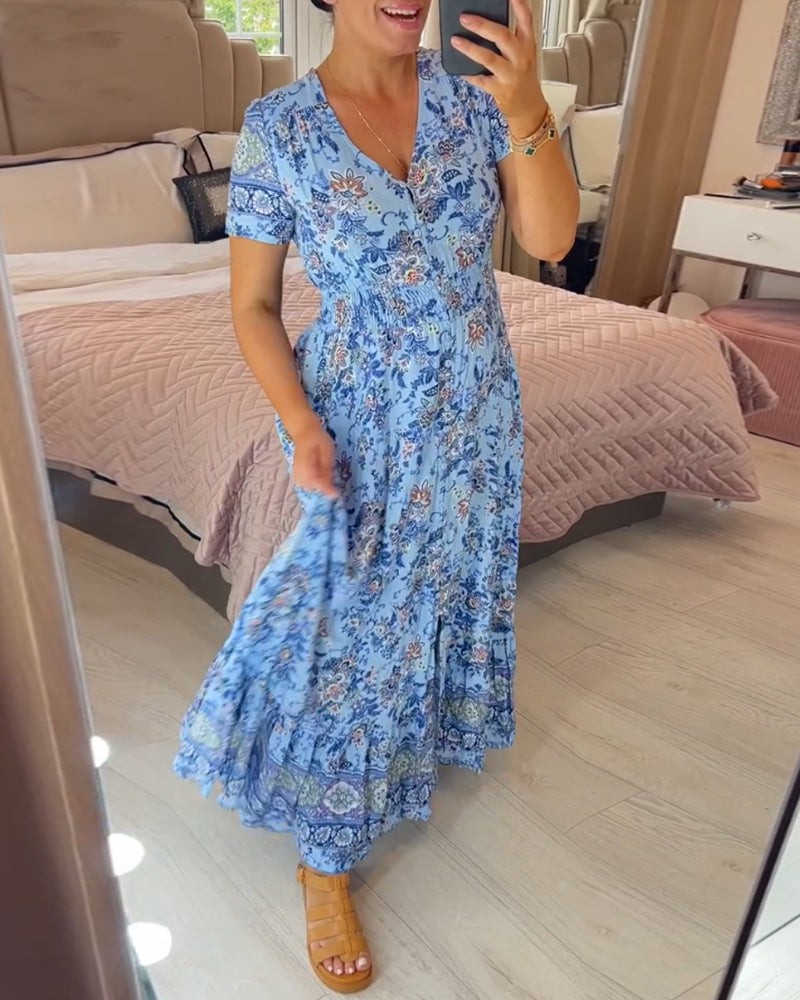 【S-4XL】🌺Rochie florală de vară-20
