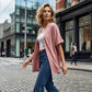 🧥 REDUCERE DE 43% PENTRU O PERIOADĂ LIMITATĂ! ✨ Cardigan elegant și lejer cu mâneci scurte, model 2026 – o piesă ușoară, aerisită și versatilă, perfectă pentru ținute în straturi 🌸