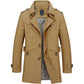 🔥Siste dag med 50 % avslag🔥Trenchcoat for menn