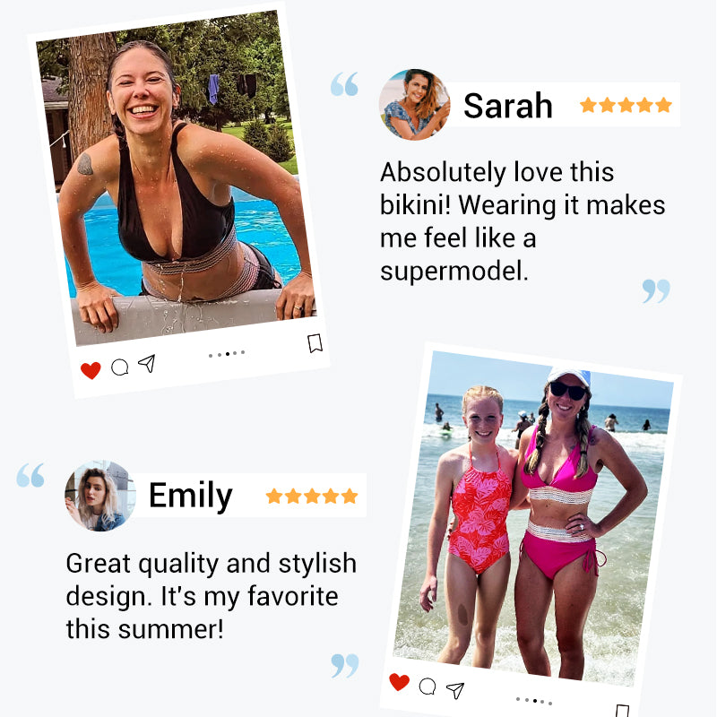 Bikini bikinis cu talie înaltă, bretele reglabile și blocuri de culori-6