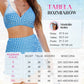 👙Set de bikini pentru femei, cu talie înaltă și decolteu în V