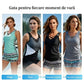 Costum de baie din două piese, tip tankini, pentru femei, cu imprimeu