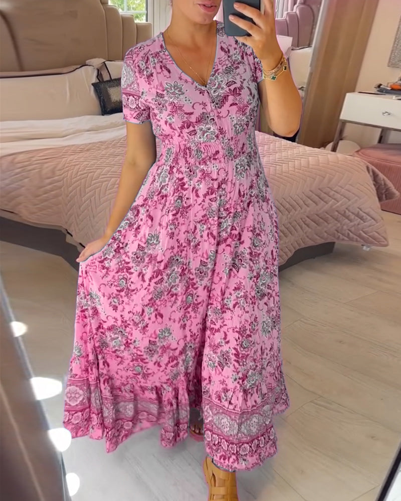 【S-4XL】🌺Rochie florală de vară-13