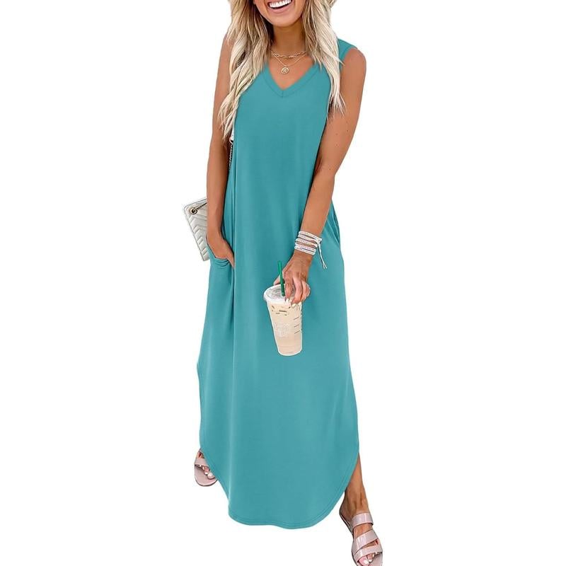 💖ULTIMA ZI, 50% REDUCERE!!💖Rochii de vară, rochii maxi, rochii de plajă pentru vacanță, cu buzunare-6