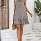 🌟Ofertă specială – 50% reducere!! 👗💕Rochie pentru femei cu fundă și model geometric-13