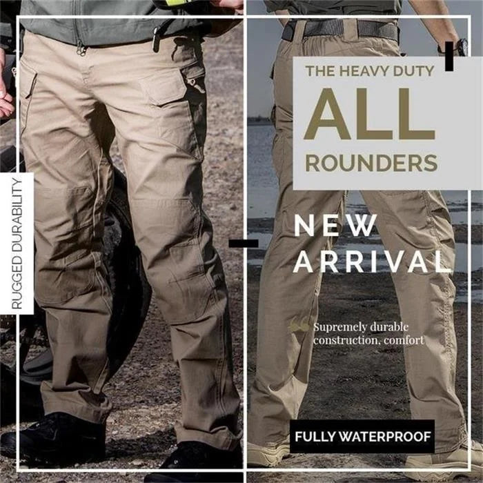 👖⚡ Pantaloni tactici – Țesătură rezistentă, buzunare multiple & genunchi întăriți | Vânătoare, camping, muncă & outdoor 🎒🧗-9