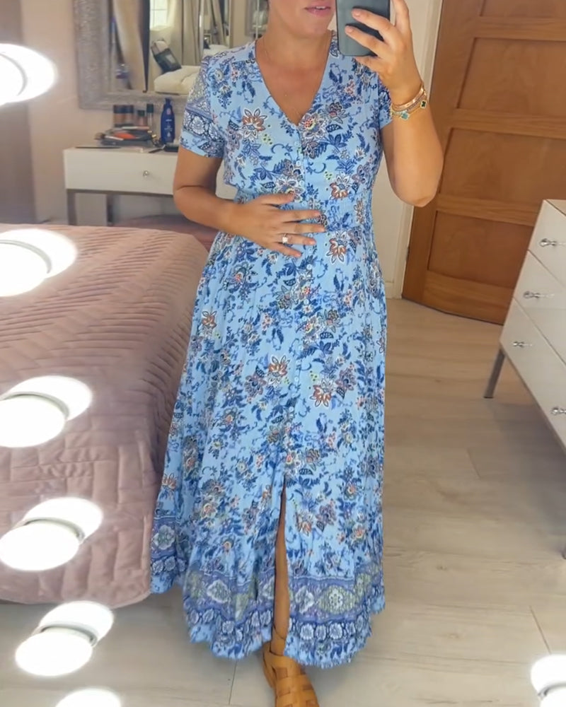 【S-4XL】🌺Rochie florală de vară-9