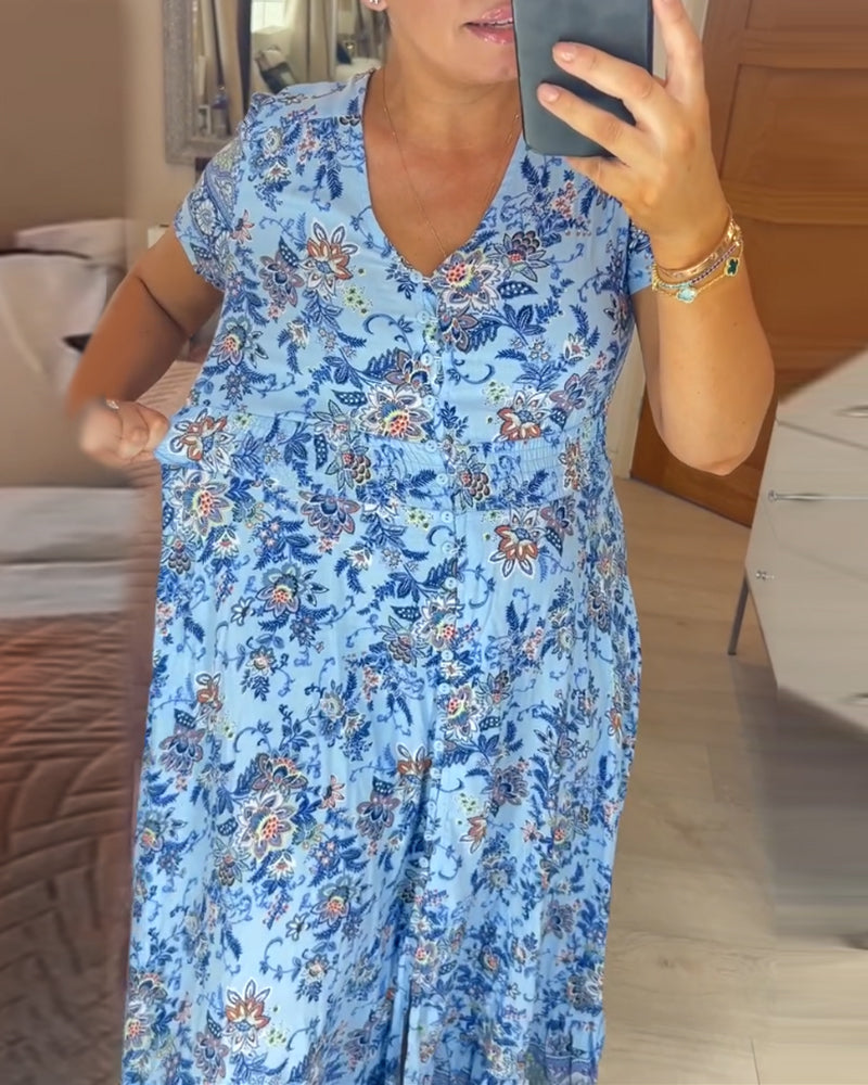 【S-4XL】🌺Rochie florală de vară-12