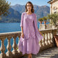 Set de rochie de gală până la genunchi și cardigan pentru femei
