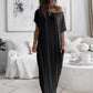 O rochie maxi ușoară, cu mâneci lungi și buzunare – perfectă pentru vară și călătorii 🌿