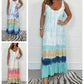 ✨ 👗💝 Fustă lungă de vară pentru femei, vopsită în stil tie-dye