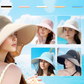 👒 Pălărie cu boruri largi pentru protecție solară + eșarfă – Cumpără una și primești una gratis! 😎