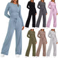 🔥ULTIMA ZI 50% REDUCERE👚2026 Set pantaloni largi cu mâneci lungi pentru femei, pentru ținute casual 💕-1