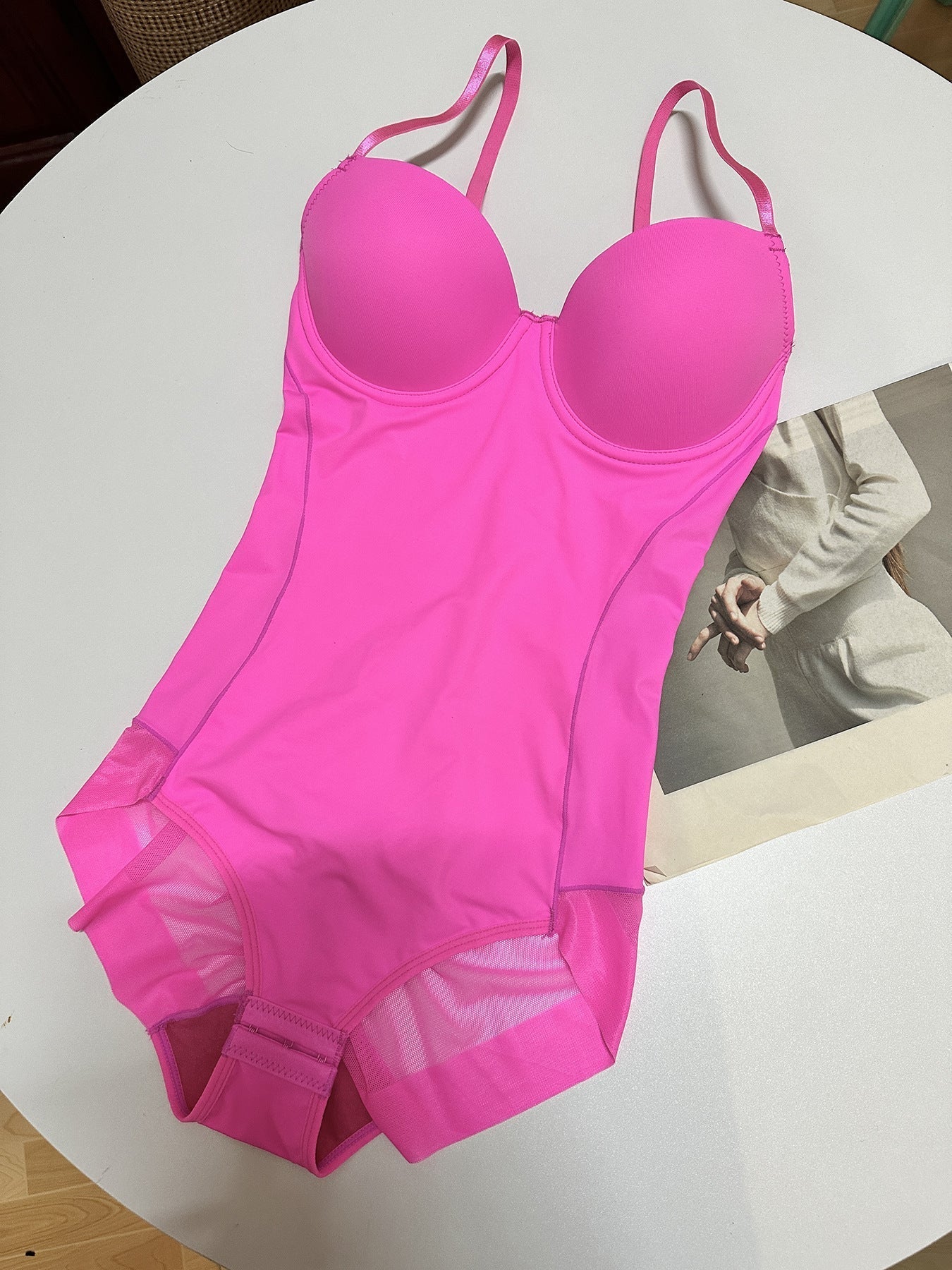 🔥Body modelator cu sutien | Talie ajustabilă, cu drapaj, pentru efect de slăbire✨-19