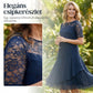 👗 Rochie Midi în Linie A, cu Stratificare din Tul, pentru Femei