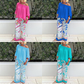 Pantaloni pentru femei și top cu umerii goi, set de 2 piese
