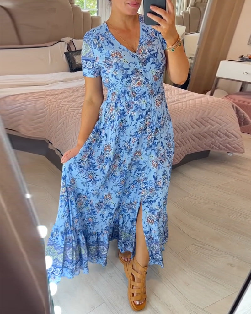 【S-4XL】🌺Rochie florală de vară-19