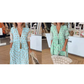 🌸Oferte Speciale de Primăvară 50% REDUCERE👗Rochie Boho Floral cu Decolteu în V, Talie Înaltă, Silueta A-Line-11