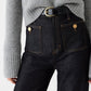 🔥50% REDUCERE⏰👖Pantaloni largi în stil marinar, cu efect de modelare a taliei-14