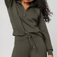 📦S-3XL🔥Femeie costum din două piese Set Casual cu mânecă lungă Sportswear Suit-9
