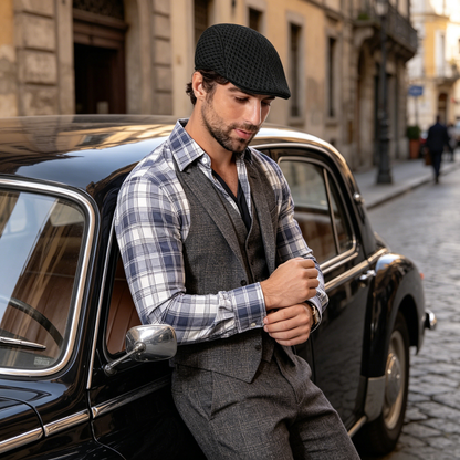 🧢🌞 Șapcă clasică pentru bărbați, din plasă, care permite circulația aerului 💨