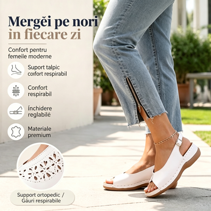 👡☁️ Sandale vintage pentru femei, cu vârful deschis, confortabile (EU 36-43) 👗