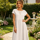 🌷Rochie din bumbac, într-o singură culoare, fără mâneci și cu buzunare