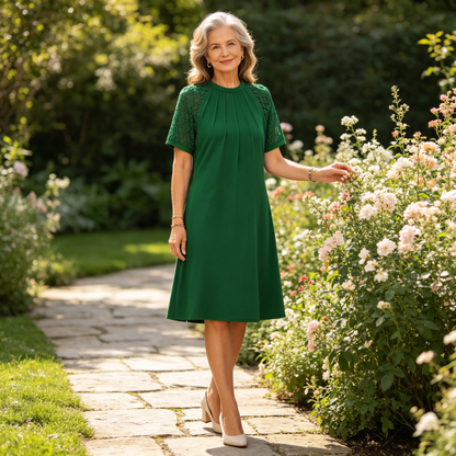 Rochie elegantă pentru femei, cu mâneci decupate din dantelă