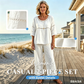 Set de 2 piese casual pentru femei, cu detalii cu ochiuri