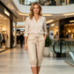Pantaloni de trening cu talie înaltă, croială ajustată, șnur și buzunare