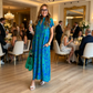 ⏰Ofertă specială limitată💃Rochie lungă casual pentru femei, cu imprimeu și croi în A