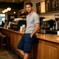 Pantaloni scurți casual de tip cargo pentru bărbați, cu mai multe buzunare