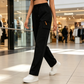 Pantaloni cargo pentru femei, cu șnur și buzunare