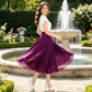 🌸Pantaloni-fustă din șifon pentru femei, cu talie înaltă