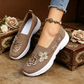🌿✨Pantofi slip-on Flyknit pentru femei, cu proprietăți de respirabilitate