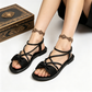 👡 Sandale plate pentru femei cu bretele încrucișate – Stil și confort pentru fiecare zi! 🔥✨