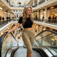 Pantaloni skinny scurți pentru femei, cu talie rulată și șnur