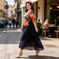 👗Femeii Elegant florale Plus Dimensiune rochii