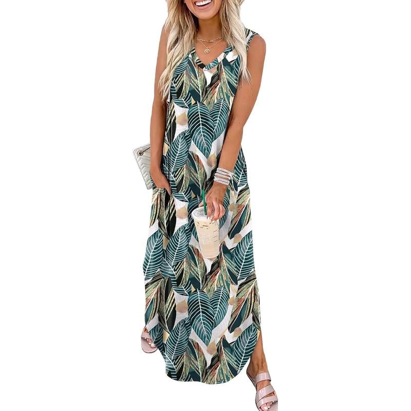 💖ULTIMA ZI, 50% REDUCERE!!💖Rochii de vară, rochii maxi, rochii de plajă pentru vacanță, cu buzunare-8