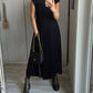 ✨💕【M-3XL】Rochie plisată pentru femei în culoare solidă👗-11
