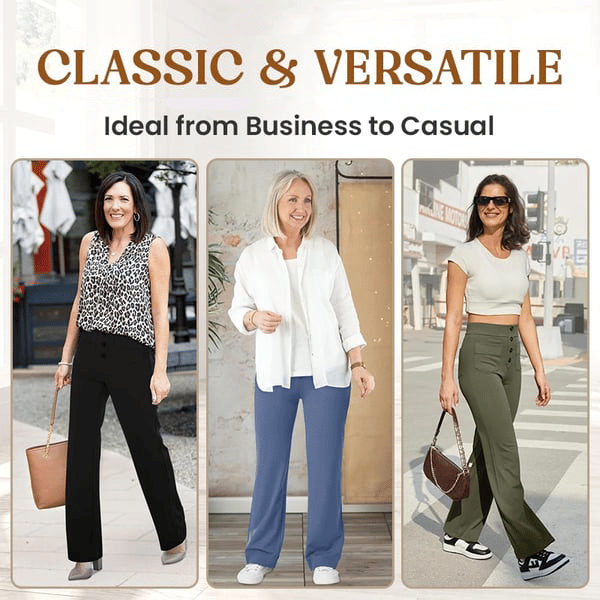 💖2026 NEW TYPE SALE 60% OFF💷Women's Casual High Waist Stretch Pants-16