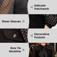 🌸Rochie pentru femei cu fundă la gât👗-4