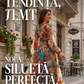 🌺 50% REDUCERE ACUM! 👗 Rochie maxi cu imprimeu floral pentru femei – decolteu în V, talie empire și fustă în straturi ✨
