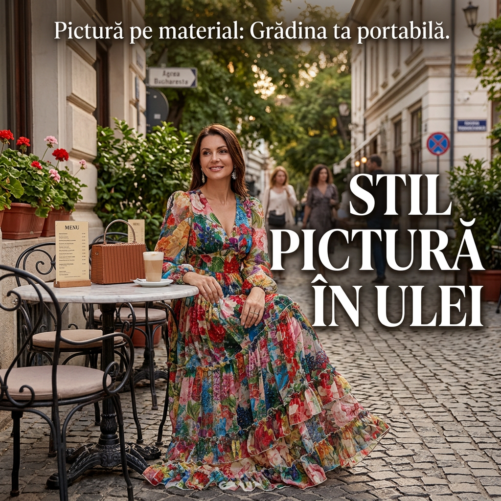 🌺 50% REDUCERE ACUM! 👗 Rochie maxi cu imprimeu floral pentru femei – decolteu în V, talie empire și fustă în straturi ✨-1