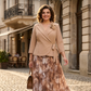 🔥50% REDUCERE💥Set elegant și la modă format din sacou și rochie-12