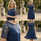 👗 Rochie Midi în Linie A, cu Stratificare din Tul, pentru Femei
